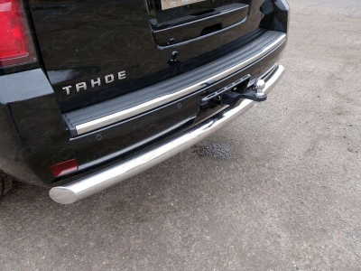 Шаровый узел фаркопа, тип Е (шар нержавеющий, 50x50) ТСС для Chevrolet Tahoe 2016-