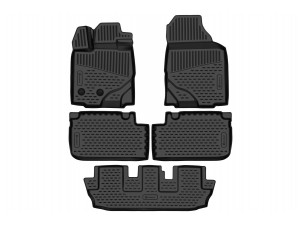 Коврики 3D в салон подходят для CHANGAN CS95 2019-н.в. 5шт. (полиуретан) / Чанган Сиэс 95 №ELEMENT3DAN0618210K